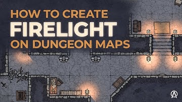 How to Create Firelight on Dungeon Maps | Making Dynamic RPG Locations