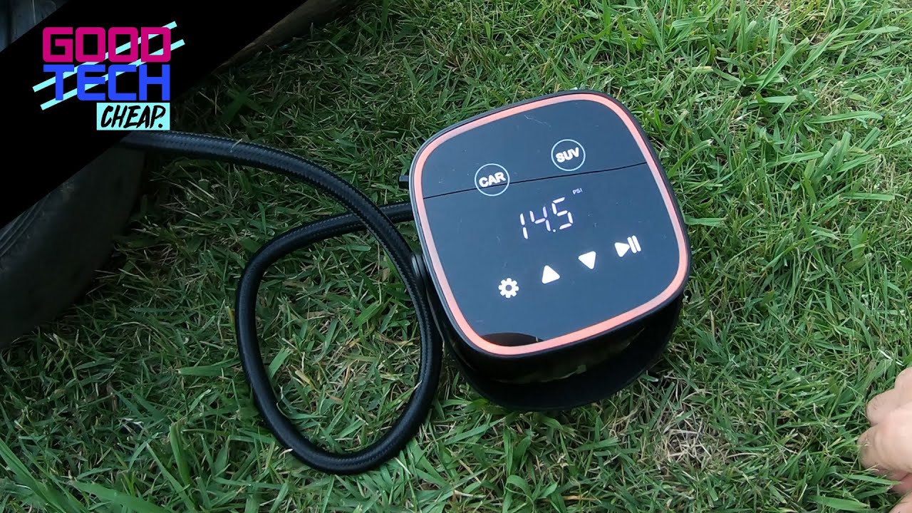 Unboxing ShockFlo Tire Inflator Portable 150 PSI Air Compressor for Car