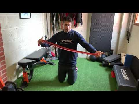 Banded 2-Arm Shoulder Press