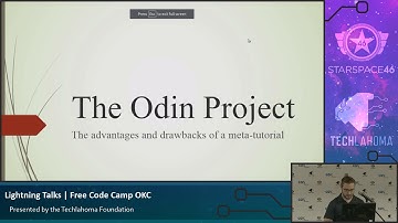 The Odin Project: advantages and drawbacks of a meta-tutorial - Joe Lee: Free Code Camp OKC