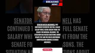 Mitch McConnell Still Getting Full Salary While Absent! 🚨