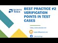 Tosca tutorial  lesson 98  use verification points in test cases  best practices 