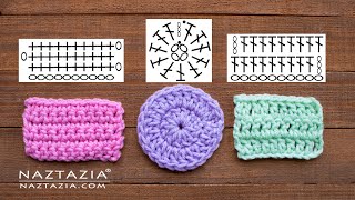 HOW to READ CROCHET CHARTS and SYMBOLS by Naztazia