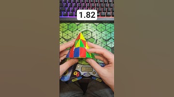 Pyraminx Solve of the Day 11/27 🦃 - 1.82 #pyraminx #rubikscube #cubing #speedcubing #puzzle #shorts