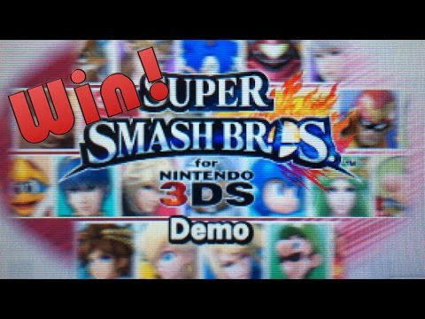 Super Smash Bros. 3DS Early Access 데모 다운로드 코드 획득(경쟁 종료)