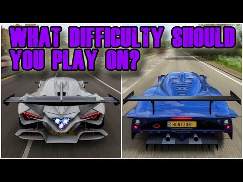 Forza Science - What Difficulty Should You Play On | Best Difficulty for Credits? Time Difference?