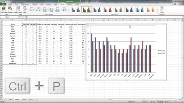 5.12 Printing an Embedded Chart - MS Excel (Urdu) - MS Office 2010 Tutorials