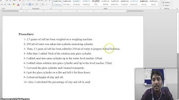 writing procedure guidance - LAB REPORT
