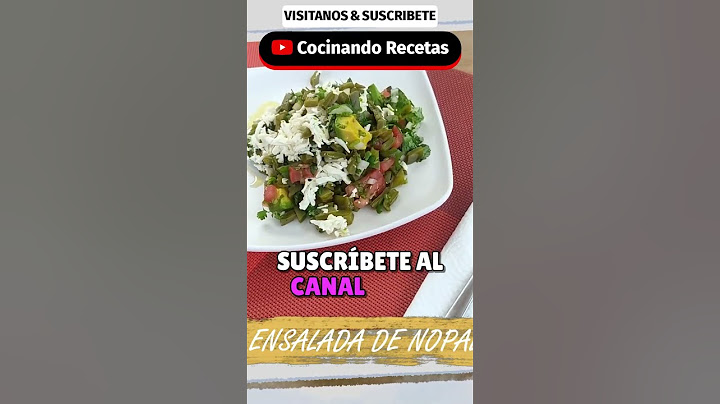 Así Se Hace la Mejor Ensalada de Nopales en Minutos