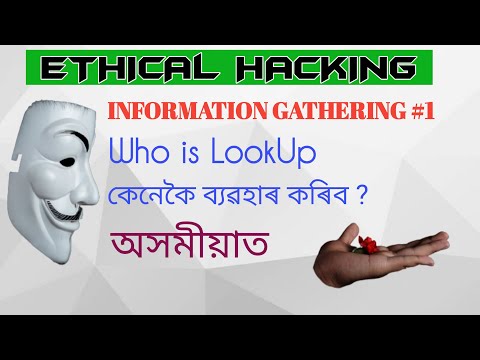 Ethical Hacking - Information  Gathering in Assamese ||  Who is Lookup & Kali Terminal #1 ||