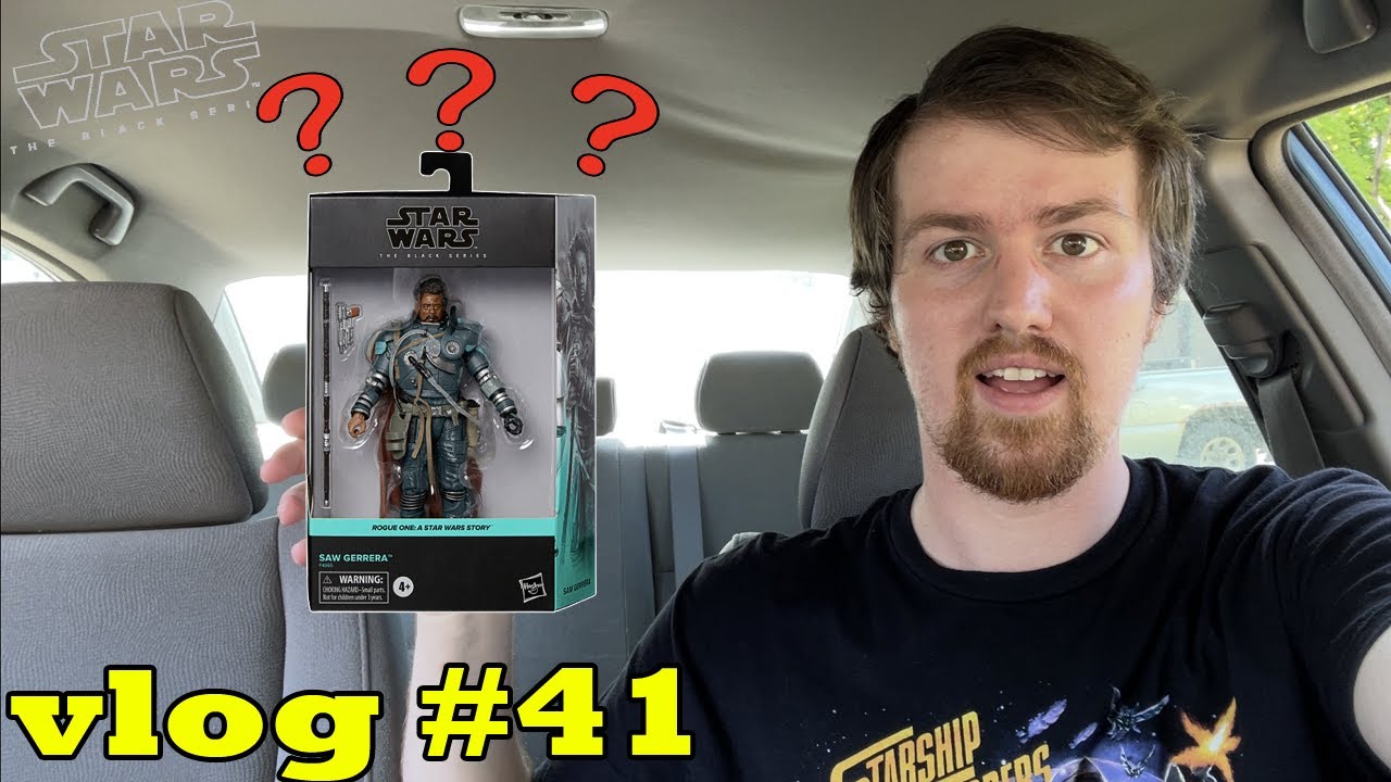 Star Wars Black Series HUNT FOR SAW GERRERA! GameStop Clearance! RARE PICK UP! vlog #41