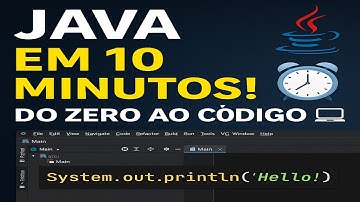 Aprenda Java em 5 Minutos! ☕ (Seu Primeiro Programa do Zero)