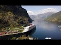 Norway, Rallarvegen - From Finse to Flåm by bike (Drone footage 4K)