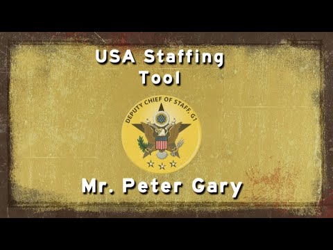 Army Civilian HR Video on USA Staffing Tool for NAF Employees