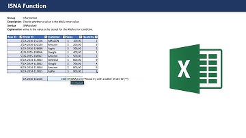 Excel ISNA Function - Beginner Tutorial with examples