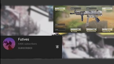 I tried futives MP5 attachment in codm |