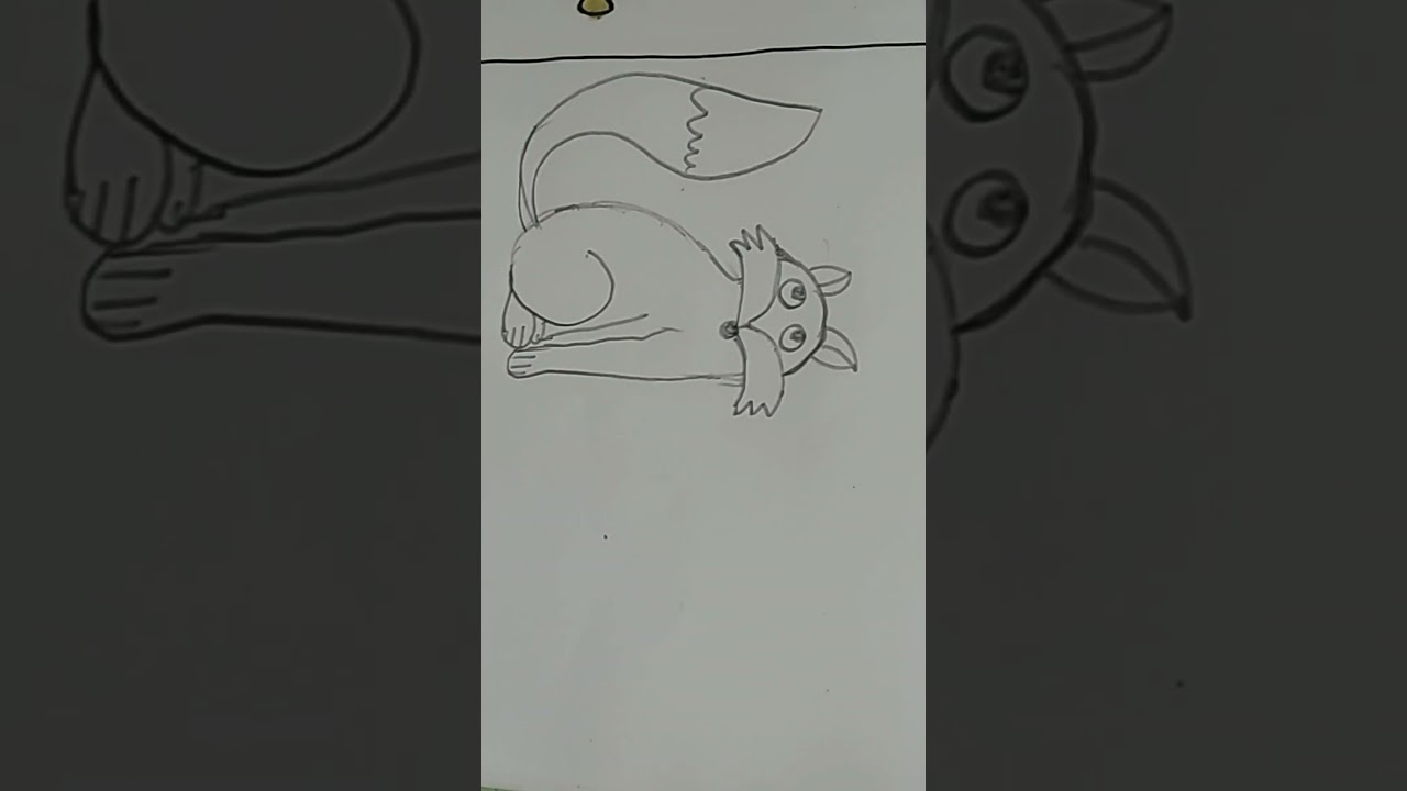 easy fox drawing 