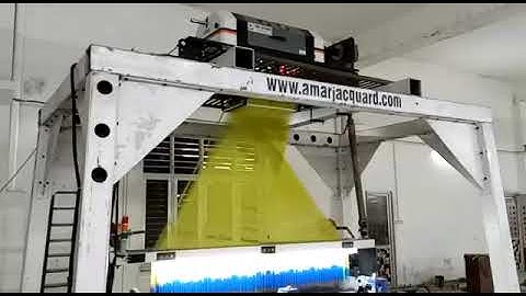 Fully electronic with electronic let-off and take-up AMAR rapier Loom with electronic jacquard India