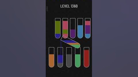 Water sort puzzle level 1360