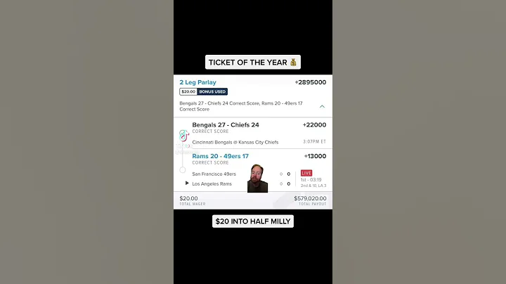 $20 INTO HALF MILLION #sportsbetting #shorts #parlay #nfl #football #superbowl - DayDayNews