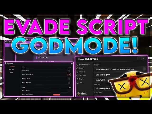 ⚡️EVADE Script Pastebin 2022 AUTO FARM ⚡️ AUTO XP CASH ESP GOD