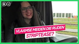 "Je kan zo naar binnen kijken" | VLAAMSE MEIDEN DIE RIJDEN | NPO 3 TV