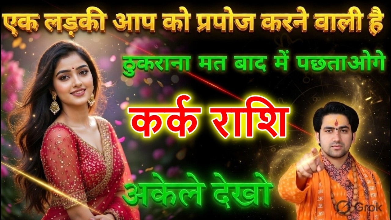 कर्क राशि | एक लड़की आपको प्रपोज करने वाली है | इंकार मत करना वरना पछताओगे