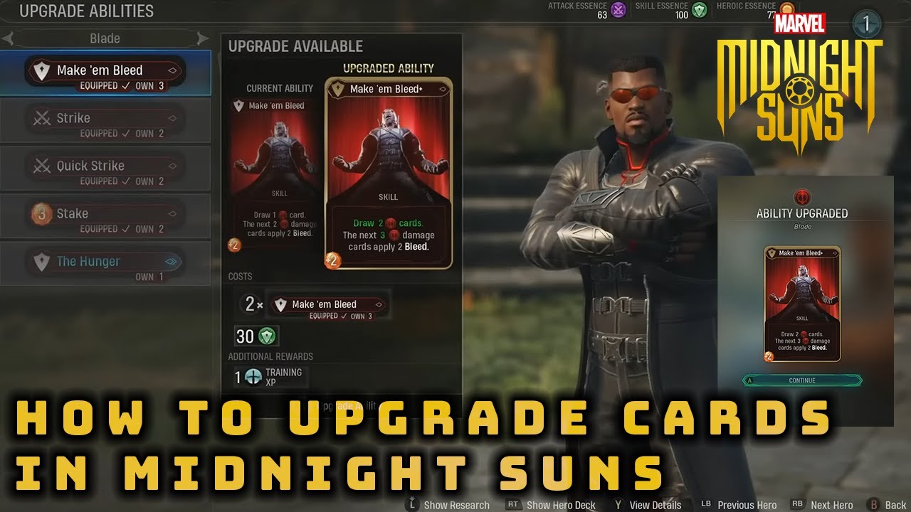 Marvel's Midnight Suns: Best Blade cards and build guide