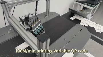 Inkjet printer 130M/min high-speed printing of QR codes