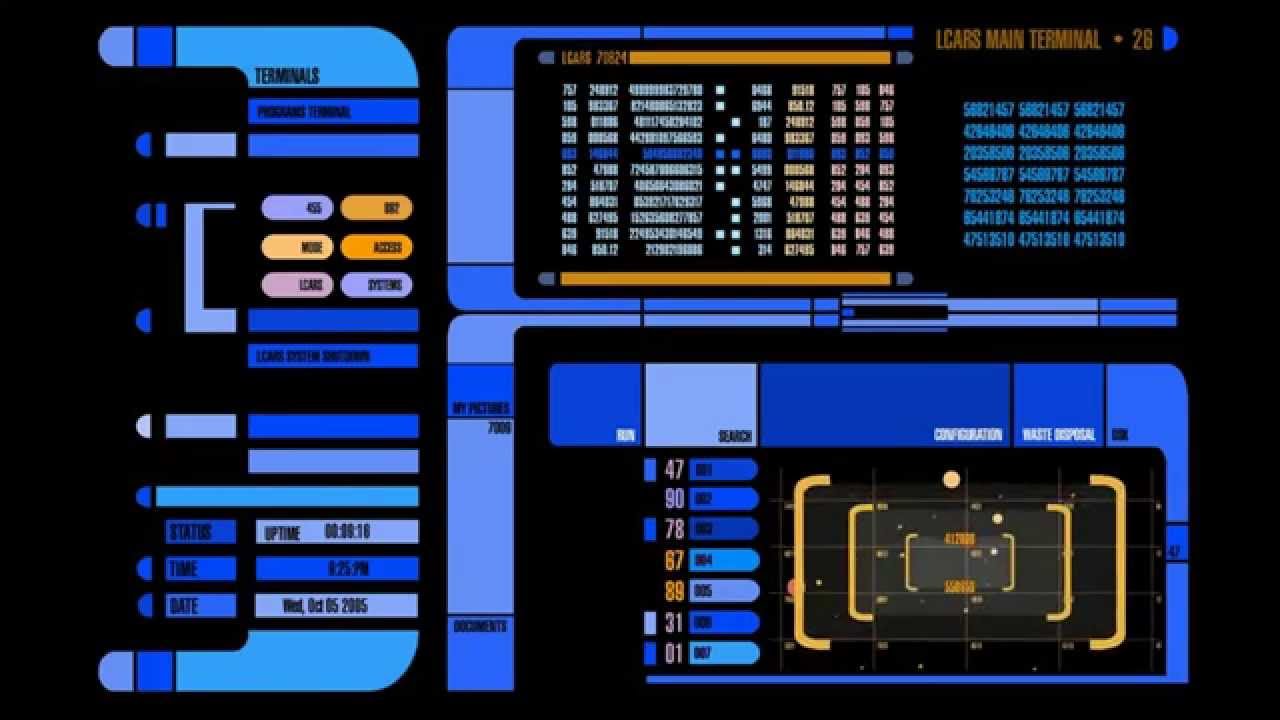 Star Trek LCARS Panels