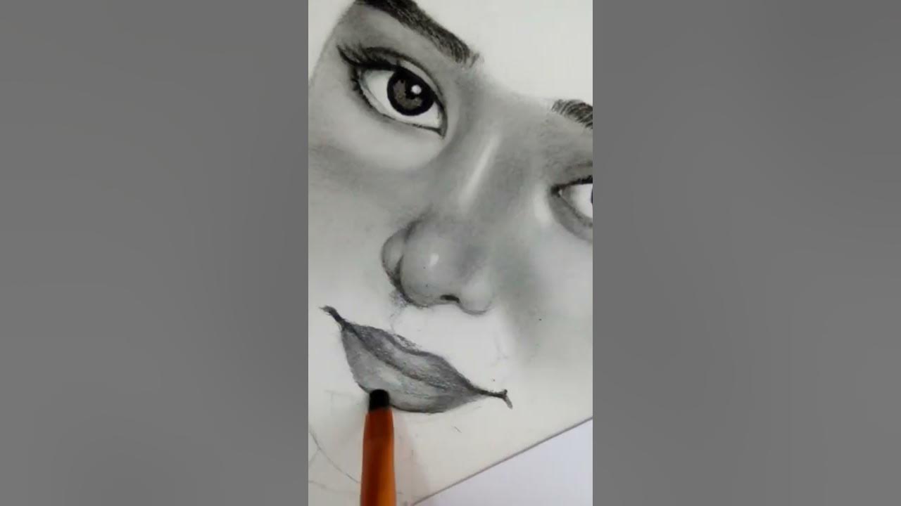 Draw FAST & EASY with CHARCOAL Pencil! Realistic Portrait Drawing Tutorial!  