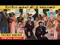 Vickykrishmagician s special magic at indraja robo shankars marriage