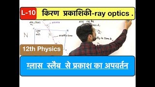 lec 10 - ray optics - Refraction from glas slab in   Hindi by ashish singh screenshot 4