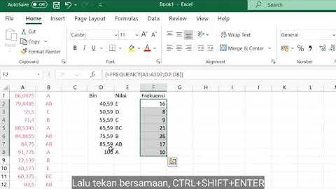 Tutorial membuat Grafik Histogram mudah menggunakan Microsoft Excel