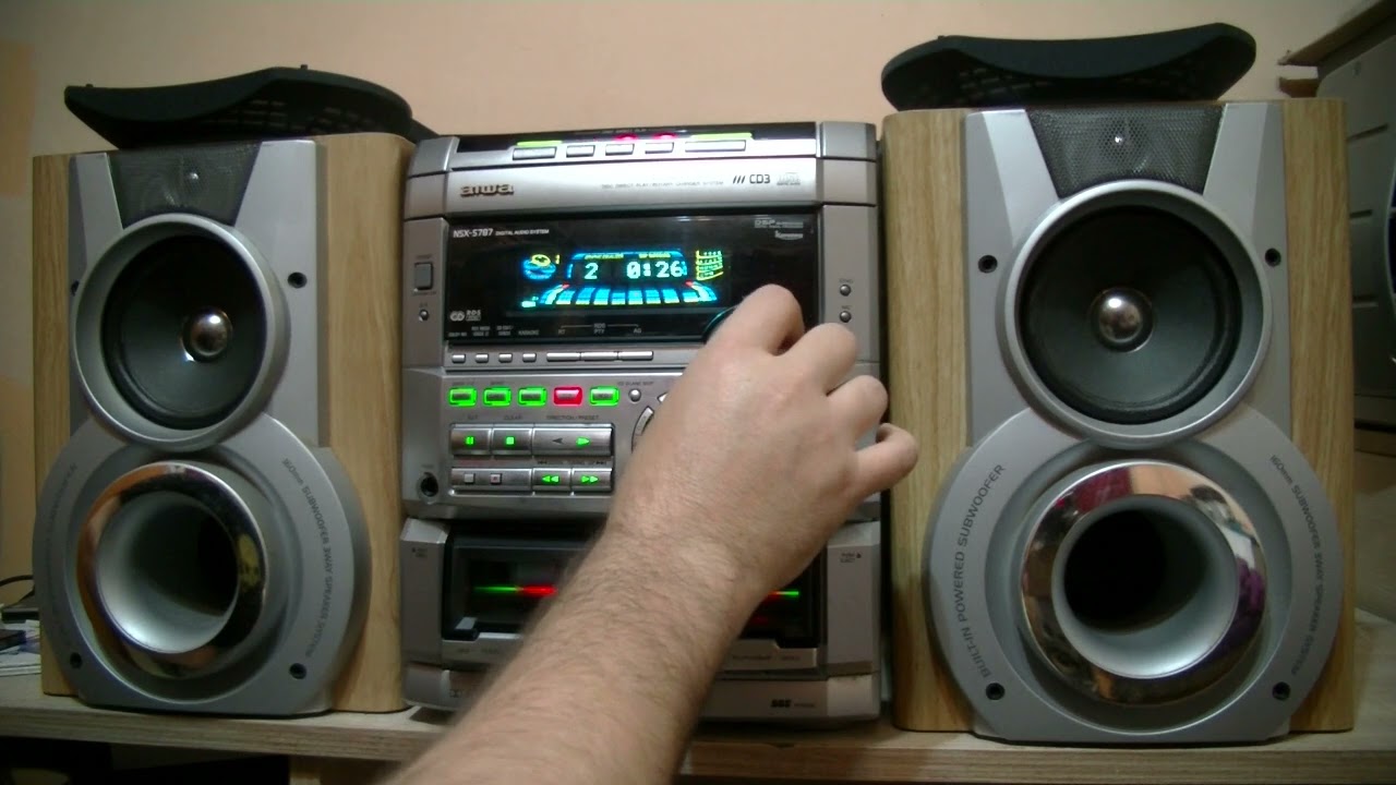 AIWA NSX-S787 Vintage compact stereo system - YouTube