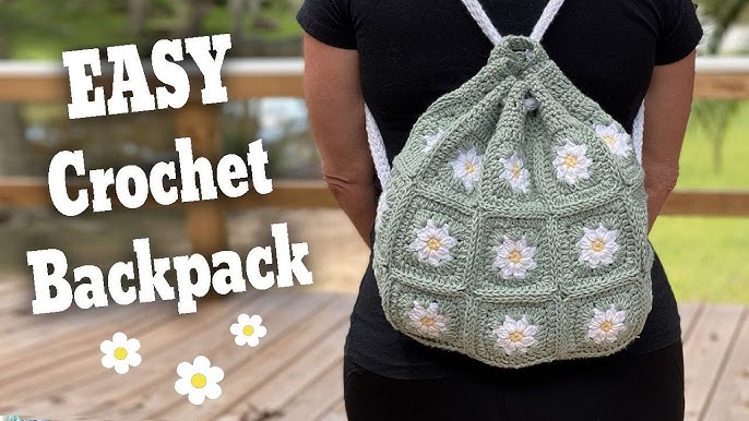 Dandelion Crochet Backpack