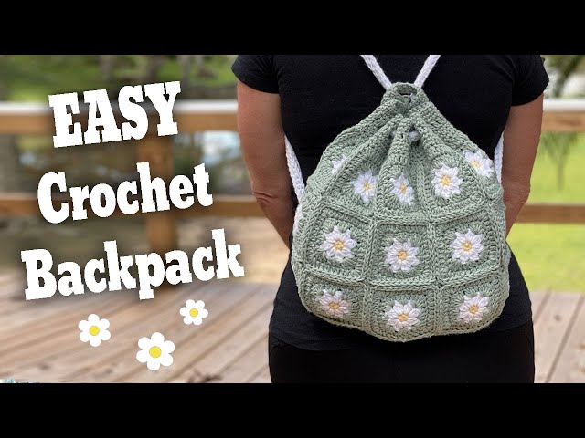 Easy Crochet Backpack Helen Crochet Pattern for Beginners 