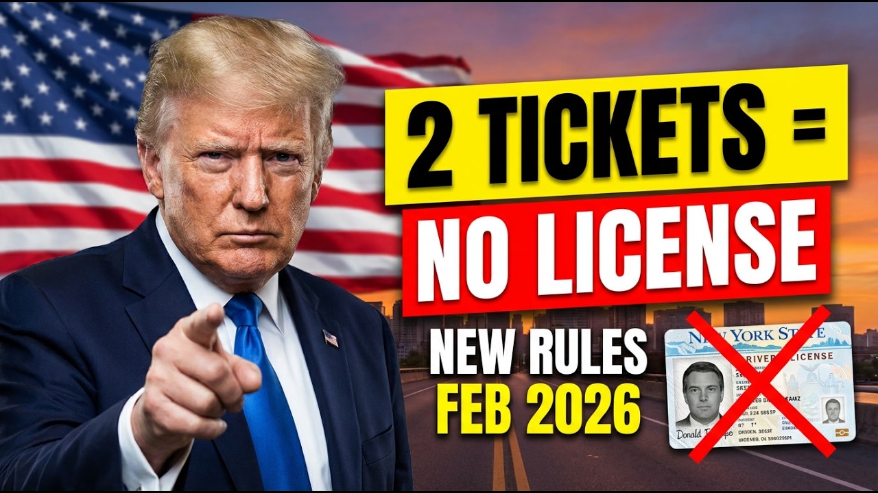 NY Drivers Can Lose License With Just 2 Tickets According to New Rules Feb 2026