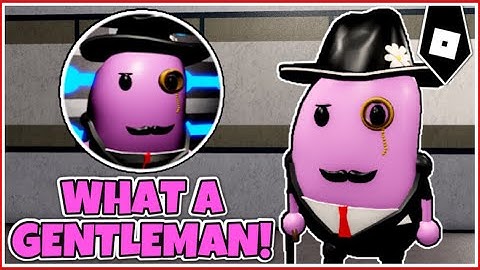 How to get "WHAT A GENTLEMAN" BADGE + MR. P MORPH/SKIN in PIGGY RP FILM ROLEPLAY! - ROBLOX