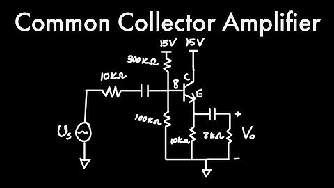 AC/DC Analysis for Common Collector Amplifier