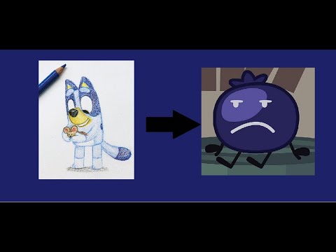 bluey eats blueberry