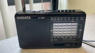 Daytime Shortwave on the XHData D328 6Apr22