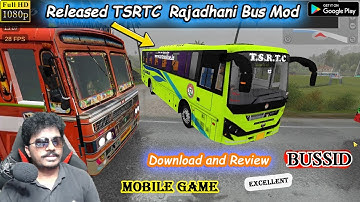 Released How to Download New Rajadhani TSRTC Bus Mod 🚌 in Bus Simulator Indonesia Android in Telugu