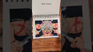 𝘿𝙚𝙢𝙤𝙣 𝙎𝙡𝙖𝙮𝙚𝙧 Painting Series | Episode 1-10 #demonslayer #shorts #painting #art #trending