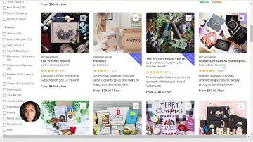 Spiritual subscription boxes Cratejoy holiday gifts ideas