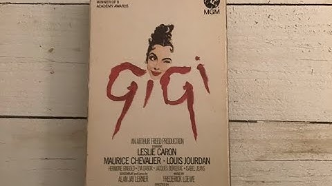 Opening and Closing to Gigi 1981 VHS