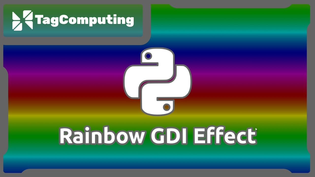 Make CRAZY Colour Gradients in Python (GDI) | RAINBOW - YouTube