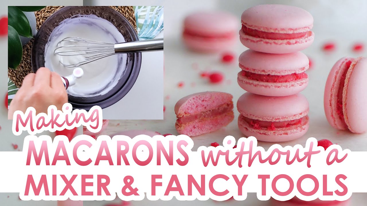 Making Macarons Without a Mixer, Scale & Convection Oven No Resting