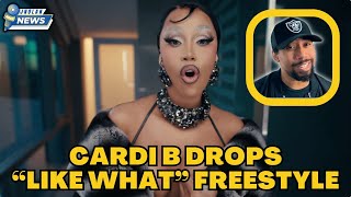 Cardi B Drops 'Like What' Freestyle and Reveals Collaboration With Shakira Coming Soon