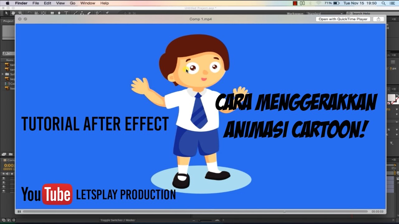 AFTER EFFECTS TUTORIAL Cara Menggerakkan Animasi Dengan Mudah